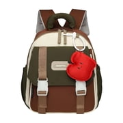 Kids Backpack Lightweight School Bag For Boys Girls Durable Travel Daypack With Color Block Design Bookbag For Kindergarten