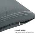 thumbnail image 3 of Unique Bargains Microfiber Embroidery Body Pillowcases Zipper, 3 of 9