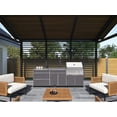 thumbnail image 2 of NewAge Products Outdoor Kitchen Aluminum 4 Piece Cabinet Set with Countertops, 2 of 13