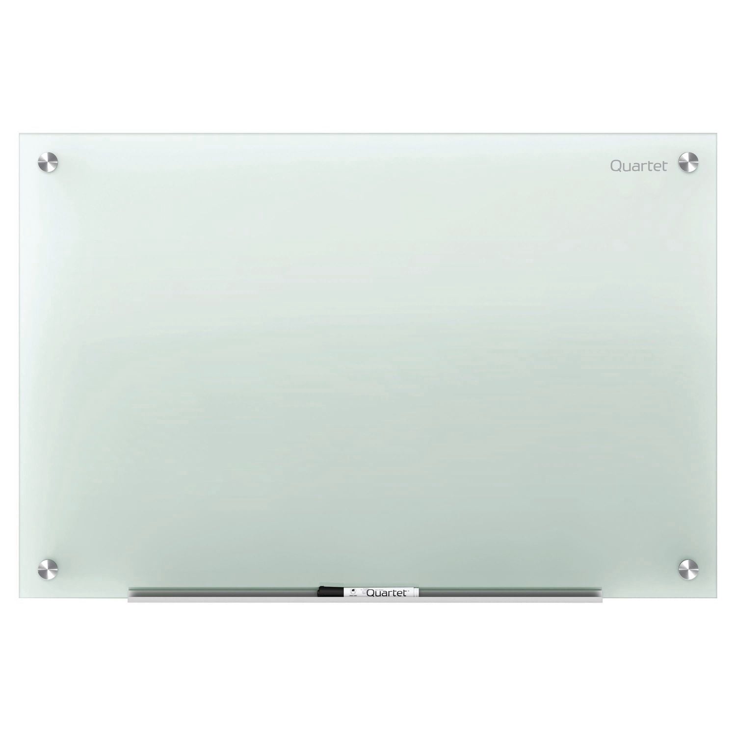 Quartet® Infinity™ Glass Dry-Erase Board, Frosted (Non-Magnetic), 2′ x 1.5′
