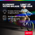 thumbnail image 2 of Huffy 18" Electro-Light Kids' Bike, Fits Riders 42" - 49", Gray/Green, Kids, Unisex, 2 of 11