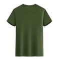 thumbnail image 4 of Dagugfen Tops for Men Summer Short Sleeve Round Neck Lightweight Casual Basic Tee Shirts Solid Color, 4 of 6
