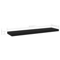thumbnail image 4 of vidaXL Bookshelf Boards 4 pcs Black 40x10x1.5 cm Engineered Wood, 4 of 4