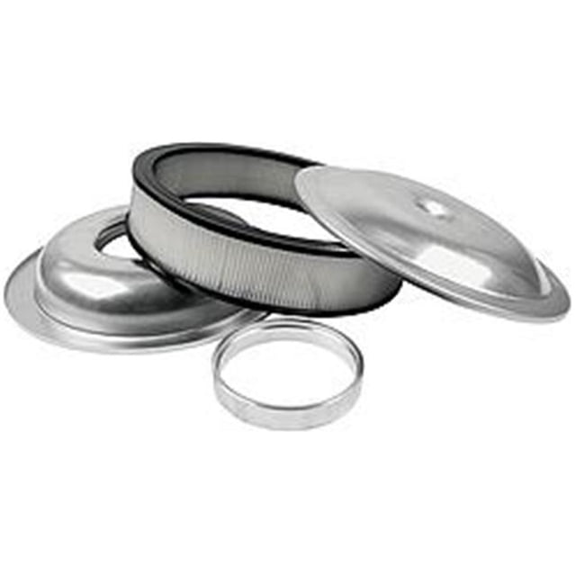 Allstar Performance ALL25910 14 in. Lightweight Air Cleaner Kit 3 in. Paper Element, Plain