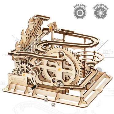 ROKR Casse-Tête 3D en Bois de 254 Pcs à Motif Marbre, Casse-Têtes Mécaniques pour Ados, Garçons, Adultes