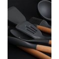 thumbnail image 3 of 1Pcs/Set Silicone Cooking Utensils kitchen Accessories Set Tool Ladle Egg Beaters Shovel Cooking Non-stick Wooden Handle Spatula, 3 of 3