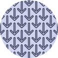 thumbnail image 1 of Ahgly Company Tapis Rond Lavable en Machine Intérieur Transitionnel Bleu Lavande, 6 Pieds Rond, 1 of 7