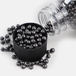 Pet Glasses Activated Cat Stink Litter Beads for Absorption Pet Bed Mat Enhancement, Black