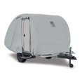 thumbnail image 1 of Classic Accessories Housse de Remorque Micro 80-398-151001-RT PermaPRO; pour Remorque d'Attelage Récepteur; Protection Tous Temps; Gris; Polyester Tissé 1 Pli Ripstop; avec Sac de Rangement; avec Sangles à Fermeture par Clic, 1 of 2