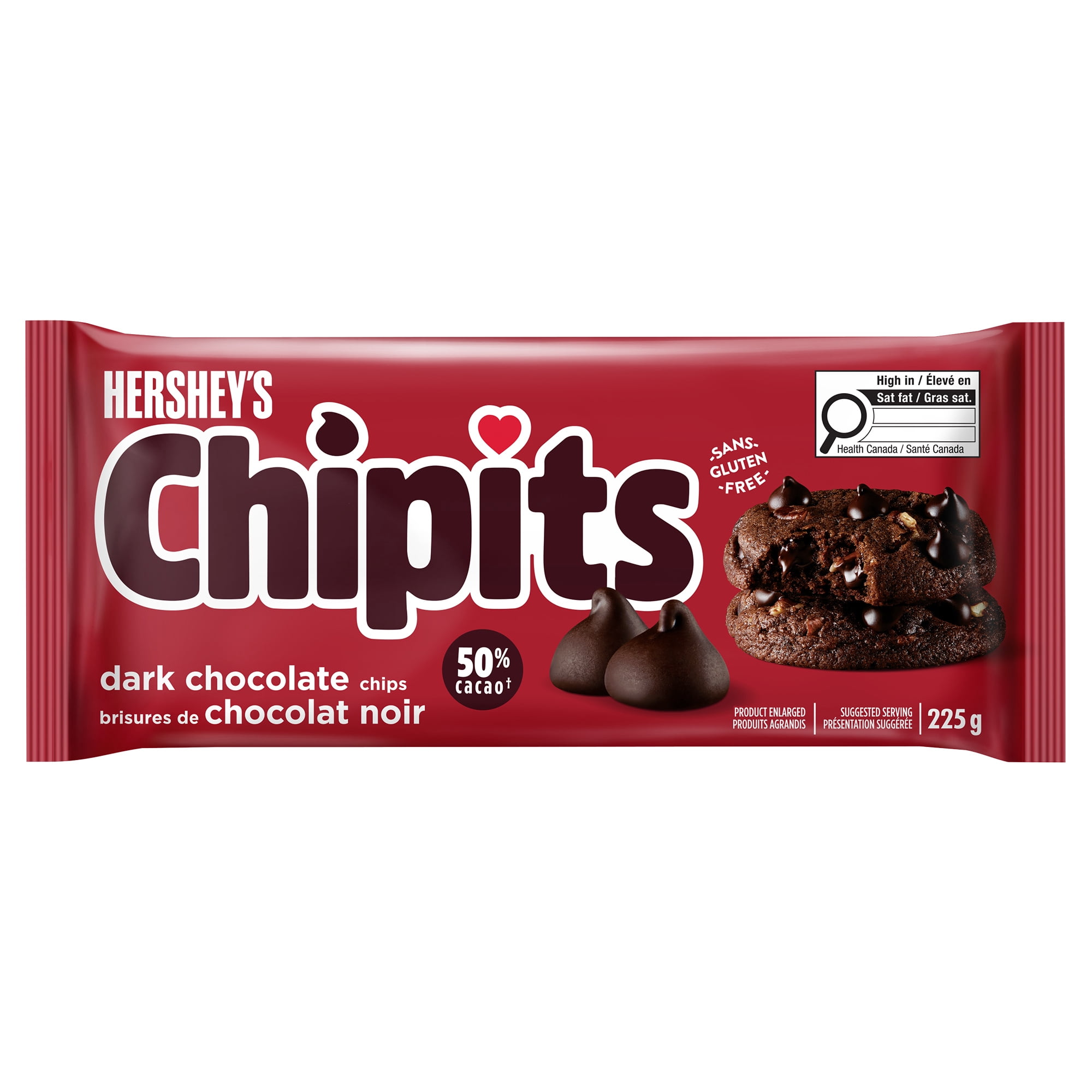 HERSHEY'S CHIPITS DARK Chocolate Chips, 225g