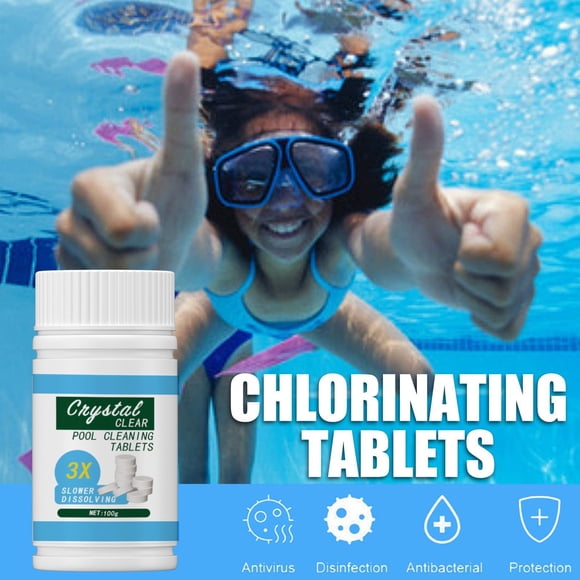 Sales Today Clearance! JIASEN Pool Care Shock Advanced for Swimming Pools, Granules,100PC