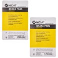 thumbnail image 2 of Niche Rear Brake Pad Set for Kawasaki Ninja ZX12R Organic Motorcycle 2 Pack 519-KPA2556D, 2 of 5