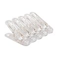 thumbnail image 1 of Liquidation! Pinces à Coudre Multicolores Acrylique Transparent Pinces de Courtepointe Multifonctions de Qualité Supérieure, Pinces pour Sacs de Rangement Pinces à Coudre pour Tissu, Pinces en Plastique pour Bricolages Visitez le Magasin Gmma Taille Unique Blanc, 1 of 4