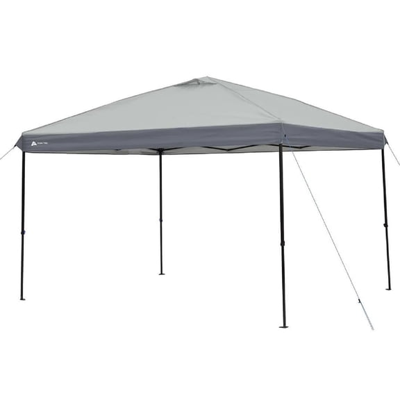 Refurbished Ozark Trail 12 FT x 12 FT Straight Leg Instant Canopy Tent, Grey