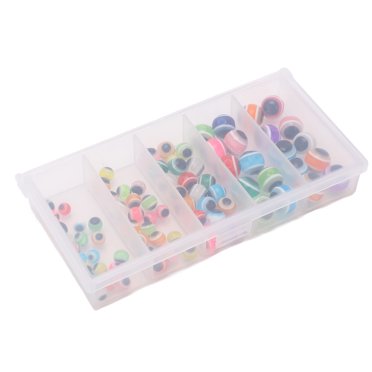 Float Balls Stopper,100PCS Fishing Beads Hard Fish Eye Fishing Beads Fishing Stopper Beads Performance Driven