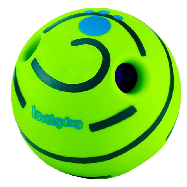 YOPTOP Wobble Giggle Ball for Dogs Ball Interactive Pet Toy Funny Giggle Sounds Teeth Cleaning Playing Training Herding Balls for Medium Large Dogs Gift - 1