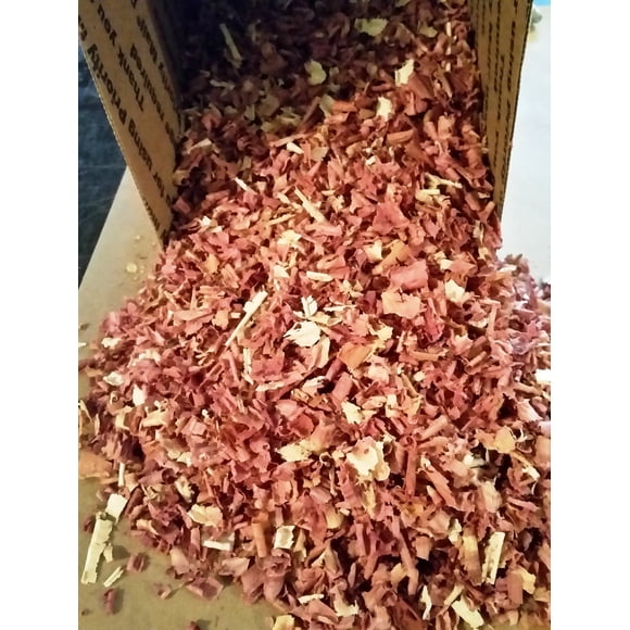 Copeaux de Bois de Cèdre Aromatiques Amish. 100 % Tout Naturels. Grande Boîte Complète de Copeaux / Boucles. Fabriqués Ici Même aux É.-U.!