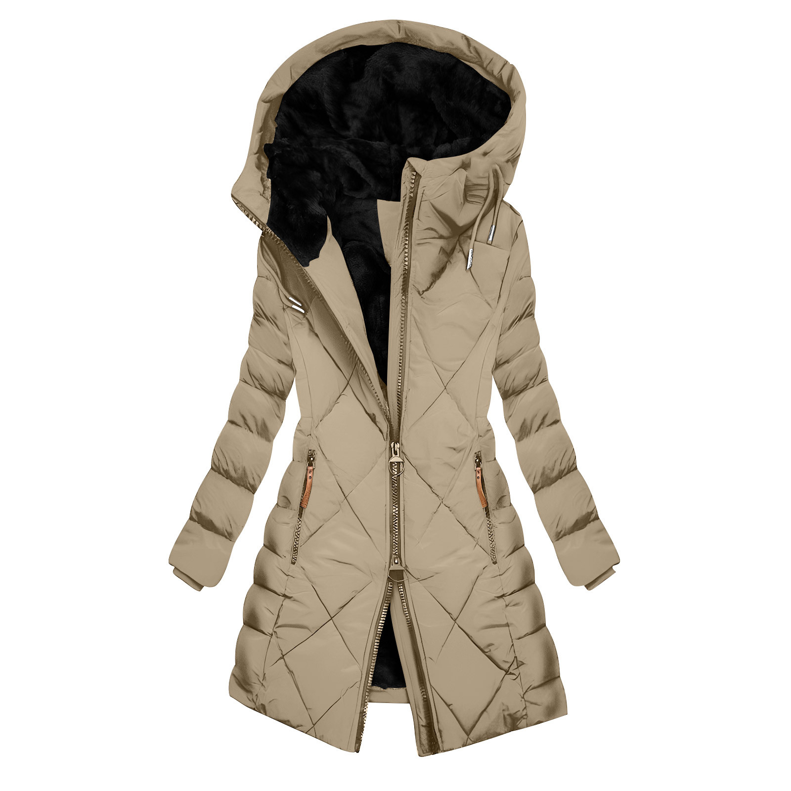 Manteaux d'Hiver pour Femmes - Longueur Régulière, Rembourrés - Décontractés, Usage Quotidien