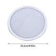 thumbnail image 2 of EGNMCR Aluminum Pizza Mesh Pizza Thickened Mesh Mesh Tool Grill Baking Pizza Circle Pizza plate, 2 of 2
