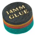 thumbnail image 1 of Redempat Pool Cue Tip 14mm Billiard Accessories Professional Pool Universal Tip Stick H hard 14mm, 1 of 6