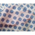 thumbnail image 5 of oneOone Silk Tabby Medium Blue Fabric Block Sewing Craft Projects Fabric Prints By Yard 42 Inch Wide-DM, 5 of 5