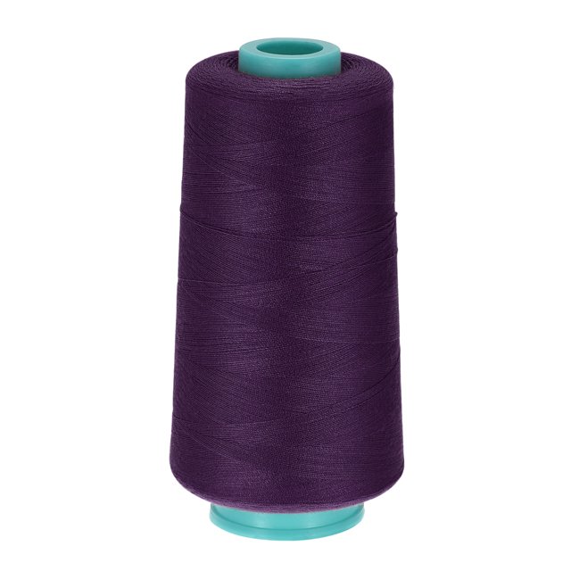 Unique Bargains 3000 Yards 40S/2 All-Purpose Polyester Sewing Thread (Dark Purple)