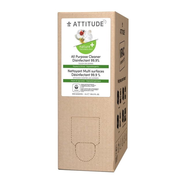 Attitude Disinfectant 99.9% Thyme & Citrus 4L
