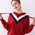 thumbnail image 2 of Hooded sweater pullovers and hoodies (Khaki, L), 2 of 8