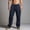 Style1-Navy mens pants, variant on Mceream Men's Sweatpants Athletic Lightweight Joggers Drawstring Elastic Waistband Pants Gym Straight Fit Lounge Wear Pantalones Baggy Hombre Black XL