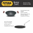 thumbnail image 4 of Futura Hard Anodised Aluminium 8 Piece Cookware Set, 4 of 6