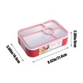 thumbnail image 3 of TACILIP Lunch Box Microwave Oven Lunch Box Japanese Style Style Student Lunch Box Compartment Large Capacity Work with Cutlery Sealed Salad, Gifts for Men, 3 of 6