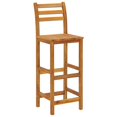 thumbnail image 3 of vidaXL 3 Piece Garden Bar Set Solid Wood Acacia, 3 of 5