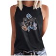 thumbnail image 1 of Birdeem Mode Femme Imprimé Col Rond Ample Sans Manches T-Shirt Chandail Tops, 1 of 12