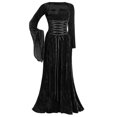 thumbnail image 3 of UPPADA Liquidation Robes de Cocktail Grande Taille Robe Formelle pour Femmes Robe de Fête Robe Vintage Élégante Robe Grande Taille Manches Évasées Robes Robe de Mariage pour Formes, 3 of 4