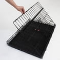 thumbnail image 2 of Lucky Dog Whisper Glide 48 Inch Sliding Double Door Dog Crate, 2 of 8