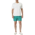 thumbnail image 2 of INSPIRE CHIC Men's Quick Dry Swim Trunks Lightweight Polyester Board Shorts with Mesh Lining 34 Light Blue, 2 of 7