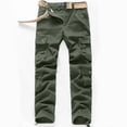 thumbnail image 1 of cllios Prime Clearance Mens Cargo Pants Plus Size Multi Pockets Pants Work Military Trousers Running Jogger Cargo Pants, 1 of 4