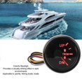 thumbnail image 4 of 52MM Bateau Jauge de Compensation, DC9-32V Bateau en Acier Inoxydable Trim Balance Jauge Mètre, Précision de Lecture Jauge de Compensation Marine avec 7 Rétro-Éclairage de Couleur, Jauges Marines pour Yachts,, 4 of 8
