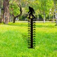 thumbnail image 4 of 24 Inch Snow Meter Hand Made Metal Outdoor Garden Snow Meter Garden Decoration, 4 of 6