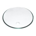 thumbnail image 1 of SFC Center SGE05004-1-C Évier de Cuisine Rond Artistique en Verre - Transparent, 1 of 1