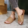 thumbnail image 2 of CHGBMOK Sandals Womens Fashionable and Summer New Solid Color Open Toe Beach Slippers Sizes 36-42, 2 of 9