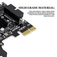 thumbnail image 1 of Baohd PCIE to USB3.0 Expansion Card Port Adapting Tool Connection Converter Type-c SATA 15pin Adapter Cards Desktop Accessories Half Hegith Size, 1 of 8