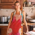 thumbnail image 1 of TIMIFIS Pockets Holds 1Pc Parent Adult The Family Kitchen Valentine's Day Print Linen Family Aprons Kitchen Gadgets, 1 of 2