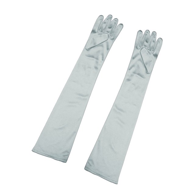 Unique Bargains Paire de Gants à Doigts Complets Extensibles pour Femmes, Longueur Opéra