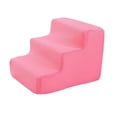 thumbnail image 3 of Xuanheng Balanced Pet Steps Non Slip Dog Steps for Small Dogs and Cats High Beds Couch Pink 3 Steps, 3 of 8