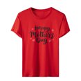 thumbnail image 4 of EQWLJWE Femmes Tops Oversize Graphique Print Tee Shirt en Vrac Manches Courtes Col Rond Épaule Décontractée Tee-Shirt Dégagement, 4 of 7