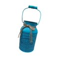 thumbnail image 4 of koolsoo Retro Iron Flower Bucket Multipurpose Smoothly Surface Rustic Garden Plant Pot Flower Pot Planter for Home Office Patios Decor blue, 4 of 9