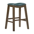 thumbnail image 4 of Topline Home Furnishings Pub Height Stool, Faux Leather, 4 of 5
