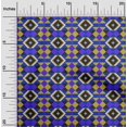 thumbnail image 2 of oneOone Viscose Chiffon Violet Fabric Geometric Sewing Material Print Fabric By The Yard 42 Inch Wide, 2 of 4