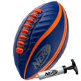 thumbnail image 1 of NERF Spiral Grip Mini Football - Patented Spacelace for Ultimate Spirals - Machine Stitched Construction - Pump Included, 1 of 6